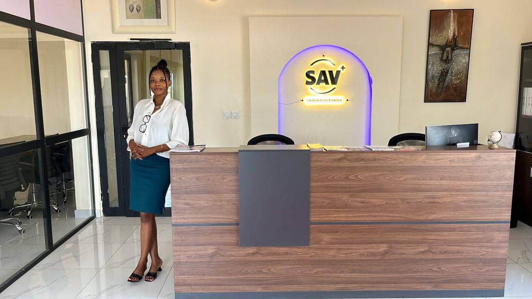 Accueil et réception des locaux de SAVPLUS Conseil à Calavi
